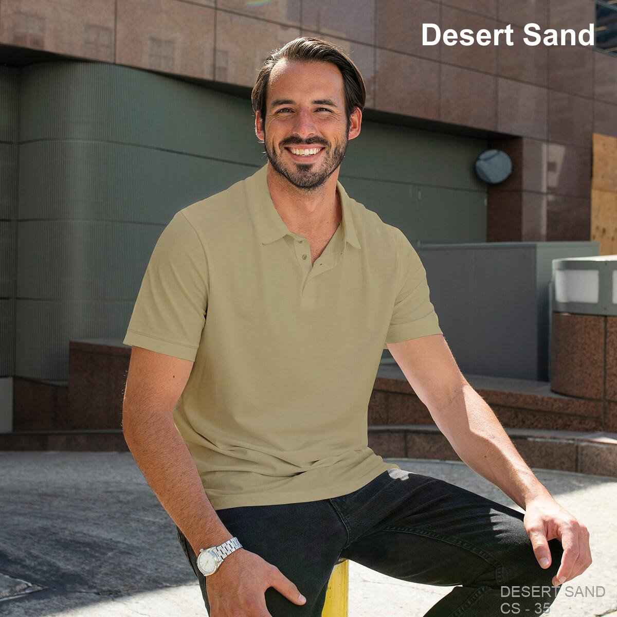 DOOD Solid Collar T-shirt